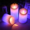 Set of 3 LED Flameless Candles Remote Control  Wax Pillar LED Candles Decorative Lighting for Home Decor Party Wedding Christmas