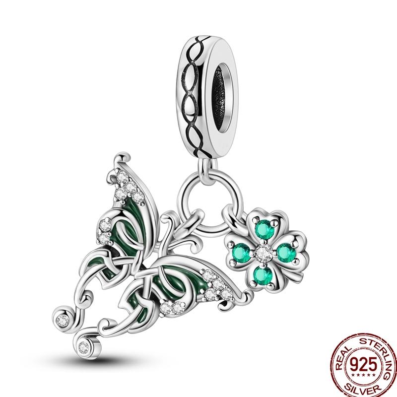 Spring Butterfly Collection Copper Sunflower Bear Butterfly Colorful Beads Suitable Fit 3Mm Original Bracelet