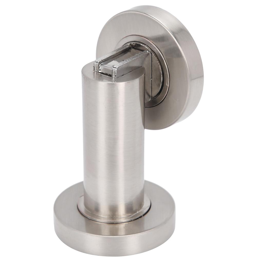 Magnetischer Türstopper aus Zinklegierung, Türfanghalter-Set für den gewerblichen Gebrauch im Homeoffice, gebürstet