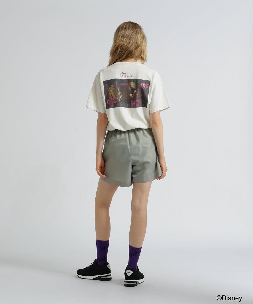 Avirex Collection FANTASIA MICKEY MOUSE FOIL PRINT WOMAN F 033 T-SHIRT Women's Off-White 783-5235616