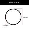 Pack of Swimming Pool Bulkhead O Rings Replacement Set 60mm Diameter Elastic Rubber Seal O Rings For Easy Installation