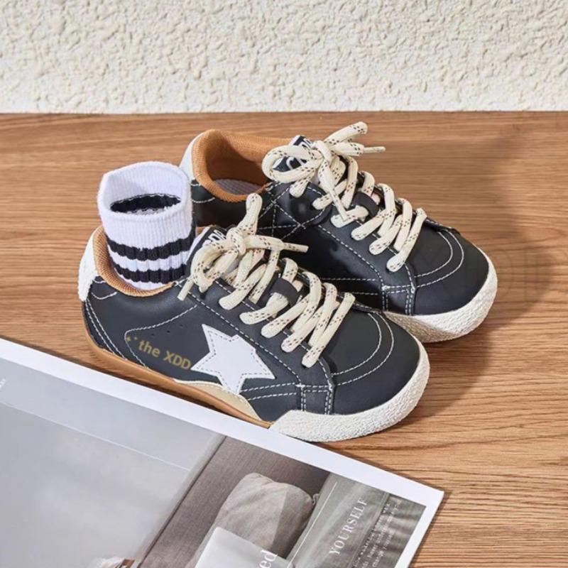 Retro-Sneaker für Kinder Modische Sneaker für Jungen und Mädchen Weichsohlige Freizeitschuhe