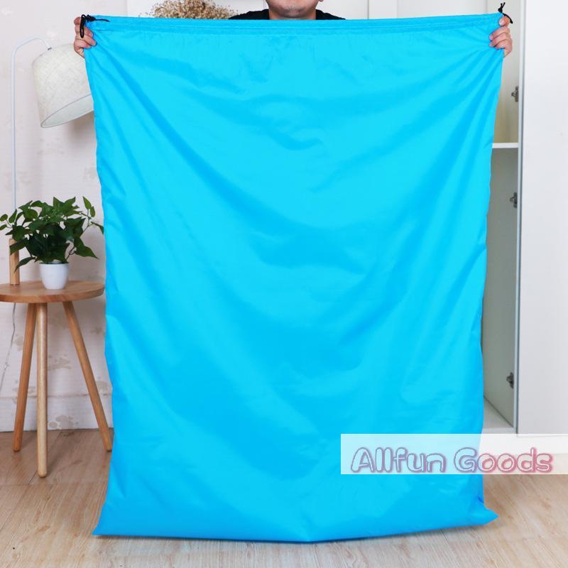 Super Large Capacity Waterproof Storage Bags With Drawstring Sturdy Home Organize Big Size Grocery Dust Bag For Bedding Clothes
