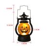Halloween LED Hanging Pumpkin Lantern Light Ghost Lamp Candle Light Retro Small Oil Lamp Halloween Party Home Decor Horror Props