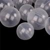 50pcs/lot Baby Safety Transparent White Plastic Pool Ocean Balls Funny Toys
