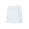 Sport Lifestyle Rhinestone Logo Lightweight Solid Color Pleated Comfortable Casual Skirt Women Skirts White F11W227307FWT