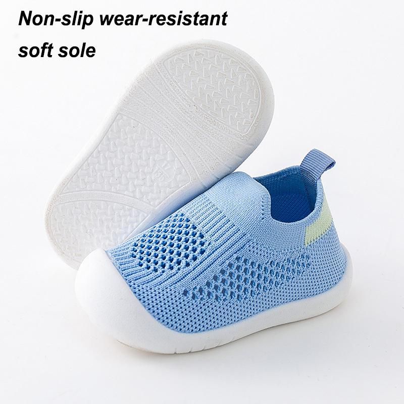 Boys And Girls Mesh Breathable Toddler Shoes, Wear-resistant Non Slip Comfortable Slip On Sneakers, Summer