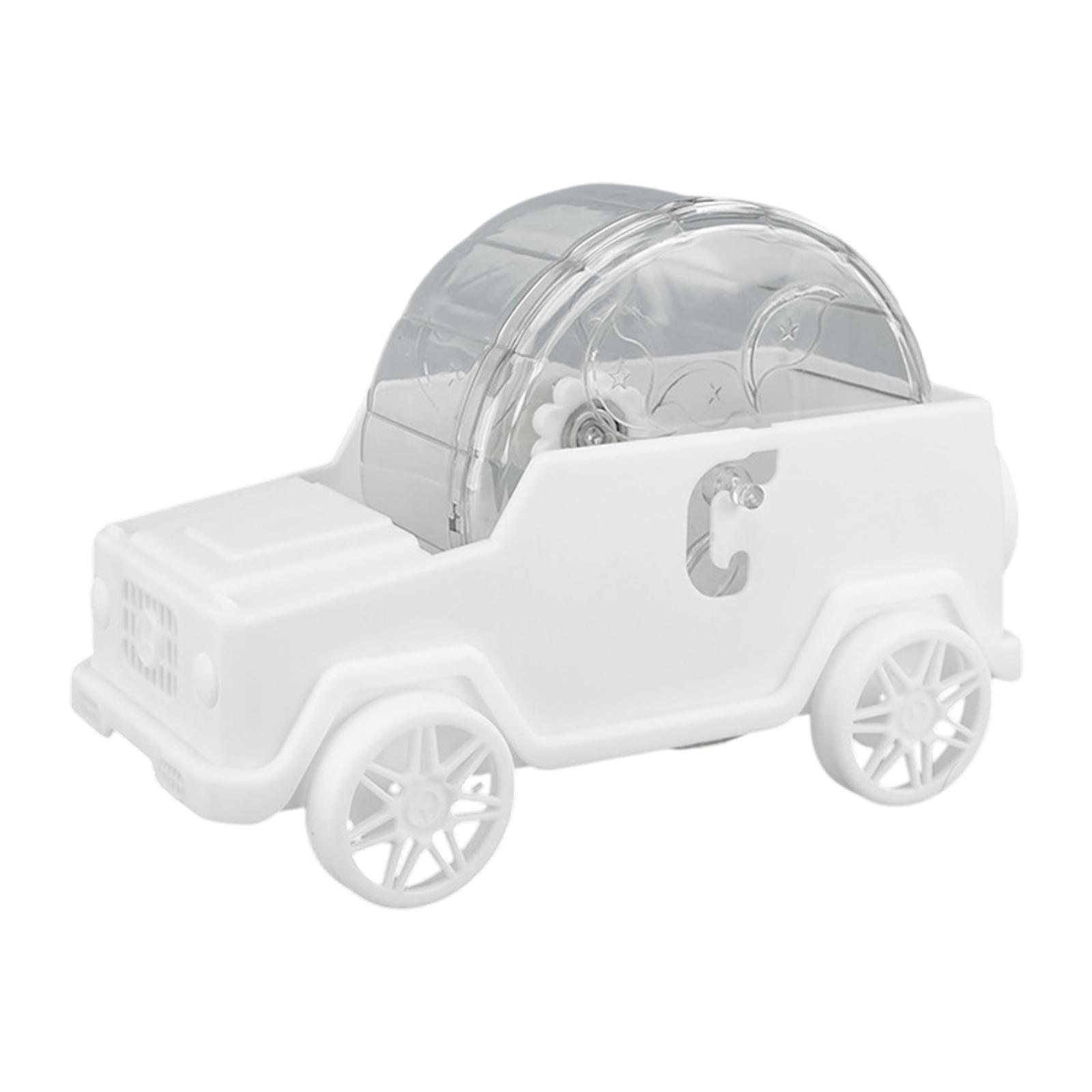 

Тренажерне колесо для бігу для хом’яка, тиха іграшка для хом’яка, аксесуари для клітки у формі автомобіля, бігове колесо для живої огорожі для маленьких тварин, щурів білий