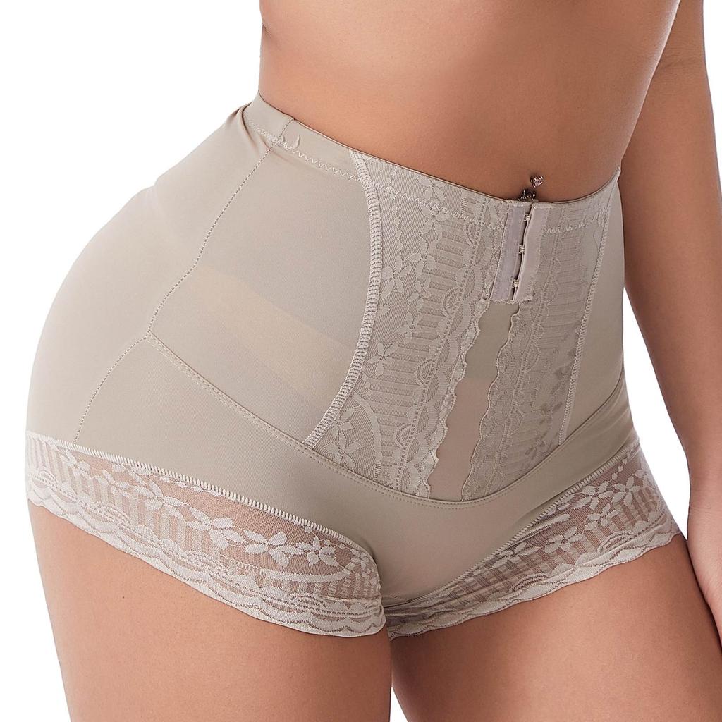 Shapewear da Donna Mutandine Controllo Pancia Vita Alta Body Shaper Biancheria Intima Guaina Modellante Slip Mutandine di Pizzo