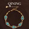 Dunhuang Retro National Style Hollow Gourd Light Luxury Bracelet
