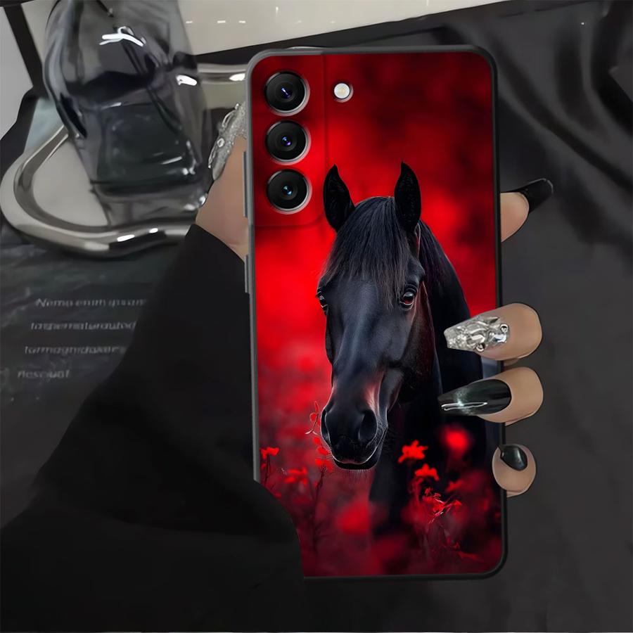 Hülle für Samsung Galaxy A50 A70 A15 A16 A40 A06 A12 A17 A13 A20 A05 A04 Funda Handyhülle Cooles Pferd