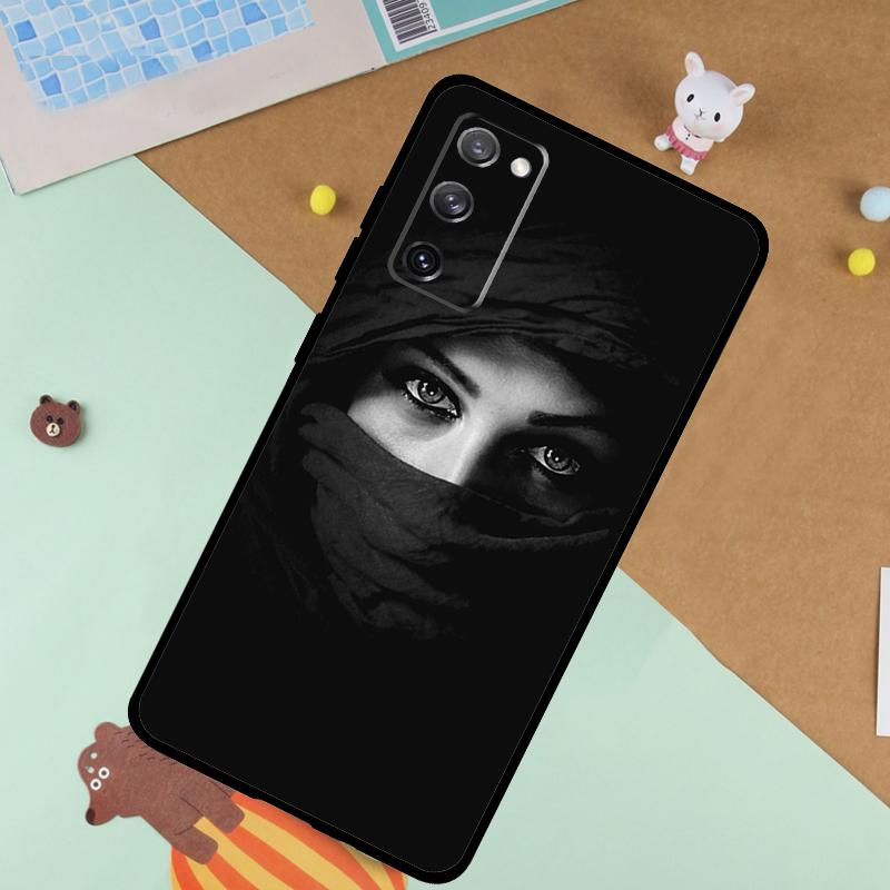 Muslim Islamic Arabic Hijab Girl Soft Case For Samsung Galaxy S25 Ultra S9 S10 S20 S21 S22 S23 S24 Plus S24 FE Funda Cover