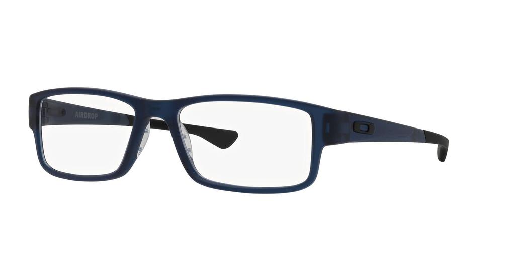 Oakley OX8046 Airdrop Matte Translucent Blue Prescription 59mm Glasses, Frame/Demo Lens,