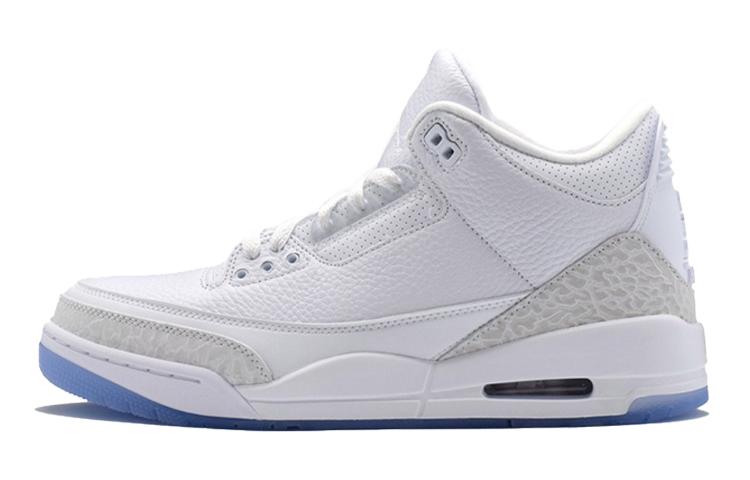 Jordan 3 Retro Pure White 2018 GS 398614-111 35.5