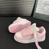 Scarpe da ginnastica rosa di nicchia ins alla moda primavera nuovo senso del design sportive e per il tempo libero scarpe a pane