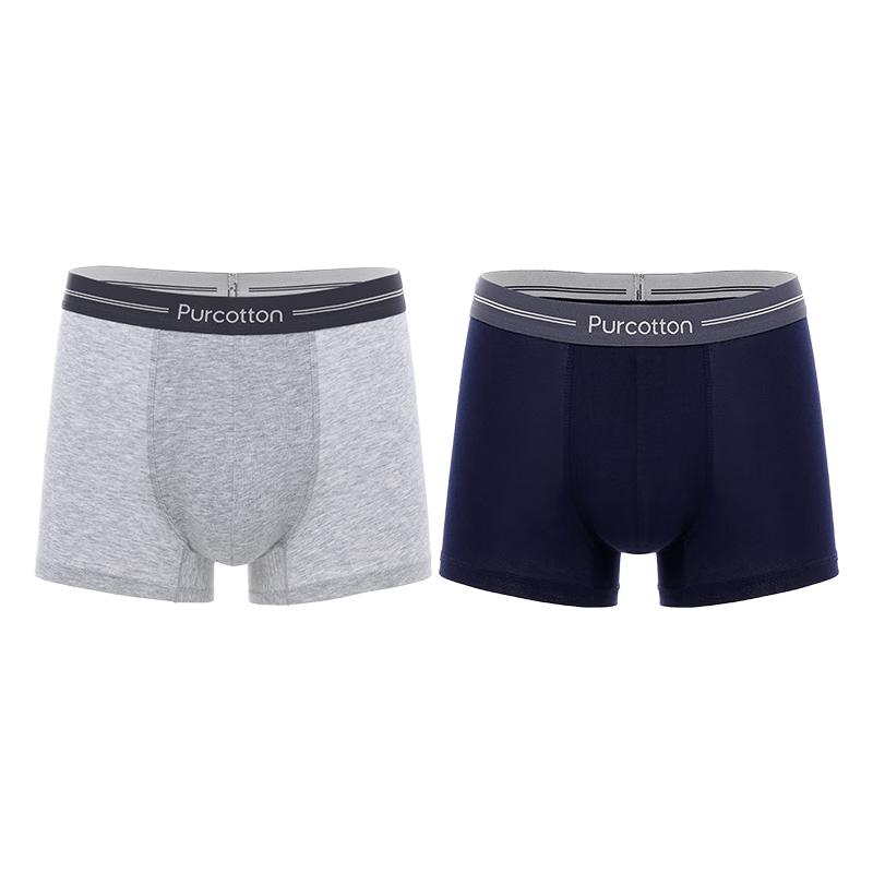 

Quancotton Мужское базовое хлопковое нижнее белье, 3 шт. M