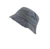 Hong Kong Style Retro Distressed Washed Denim Fisherman Hat - Spring/Summer Fashion, Breathable Bucket Hat for Couples.