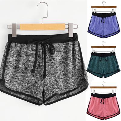drawstring waist ringer shorts