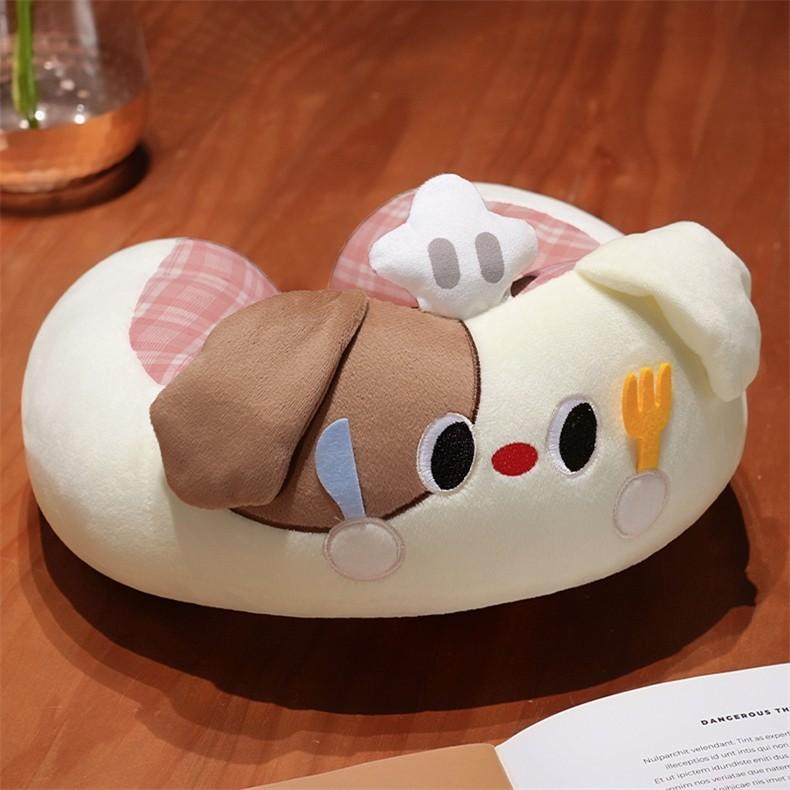 Chef Cute Hat Dog Cat Design Portable Neck Pillow For Travel And Use Outdoor