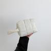 Fashion PU Cosmetics Storage Bag Large Capacity Travel Small Square Bag Handheld Makeup Bag Lady Wallet