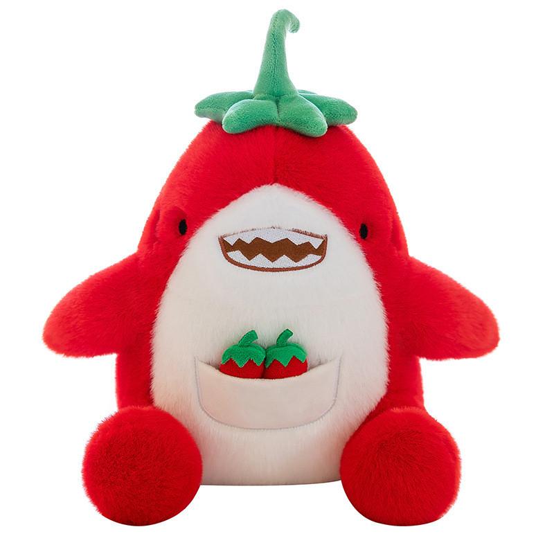 Shark Toy Plush Chili Fish Stuffed Doll Room Decoration Pillow Cushion Gift Kid
