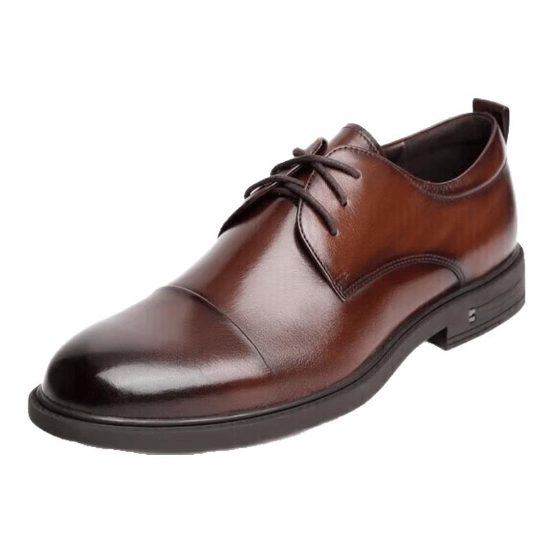 Belle Men s B3G25 Genuine Leather Business Formal Derby Shoes 42