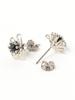 Ray BEAMS/Accessories Lace Flower Mini Earrings, Women's, Silver Free
