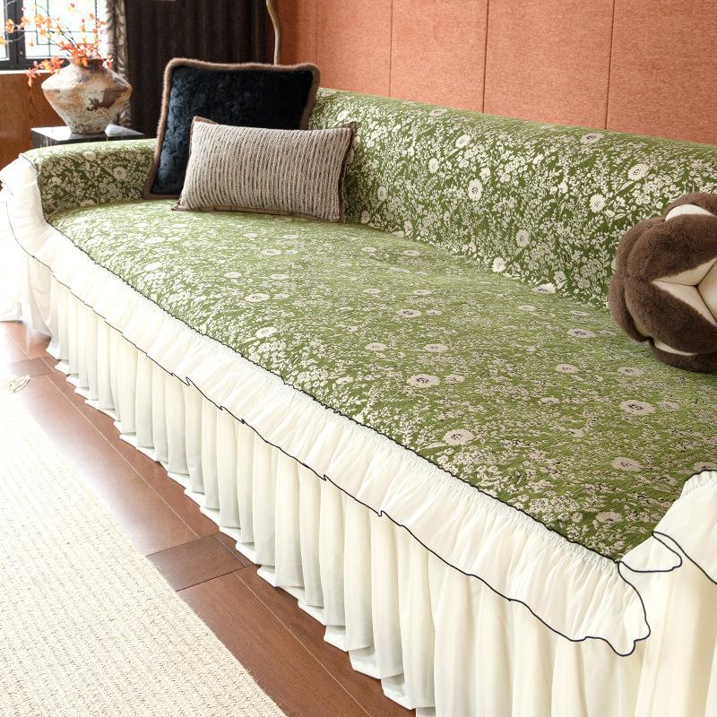 

Универсальный чехол для французского дивана на все сезоны, роскошный, высококачественный, машинная стирка, диванное полотенце, новинка 2025 года, прямолинейная накладка 180*130cm