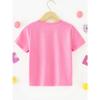 European Sizes YBY Girls "Let's Go Girls" Letter Print Hat Fashionable Trendy Novelty T-Shirt