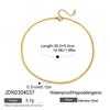 Titanium Steel Tiger Eye Necklace Women Fashion Collarbone Chain Luxury Jewelry
