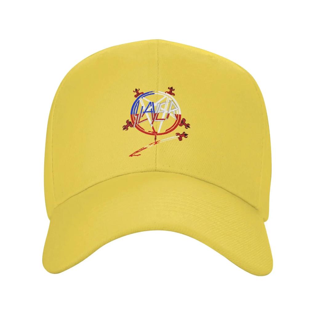 Personalized Red Logo Heavy Metal Rock Slayers Baseball Cap Outdoor Unisex Womens Adjustable Band Dad Hat Spring