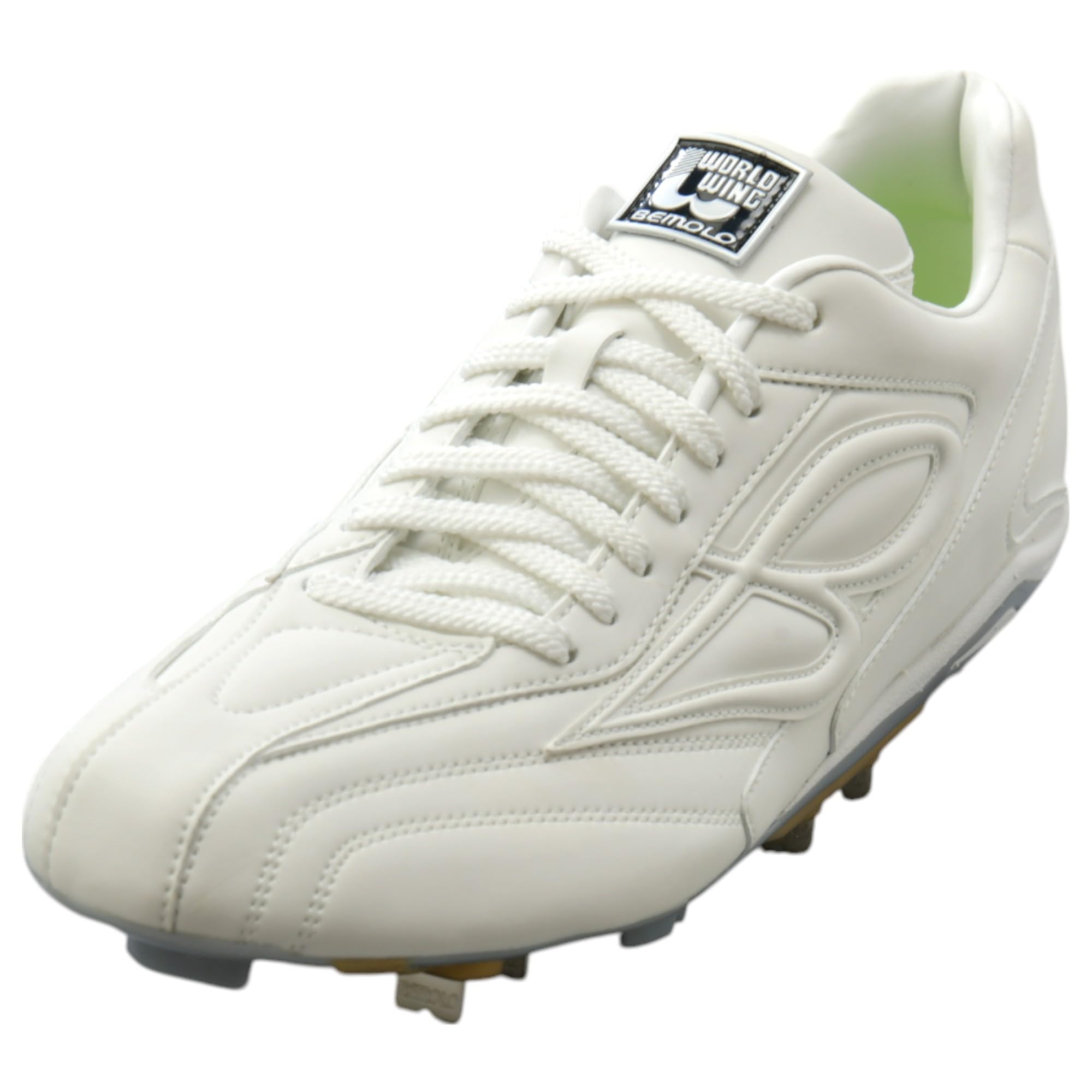 

1091 Бейсбольные шипы Straby Бейсбол Дабл Б Бейсбол для старшей школы Мальчики Старший Золотые зубы Мировое крыло Белый Легкая тренировочная игра Японский размер обуви белый