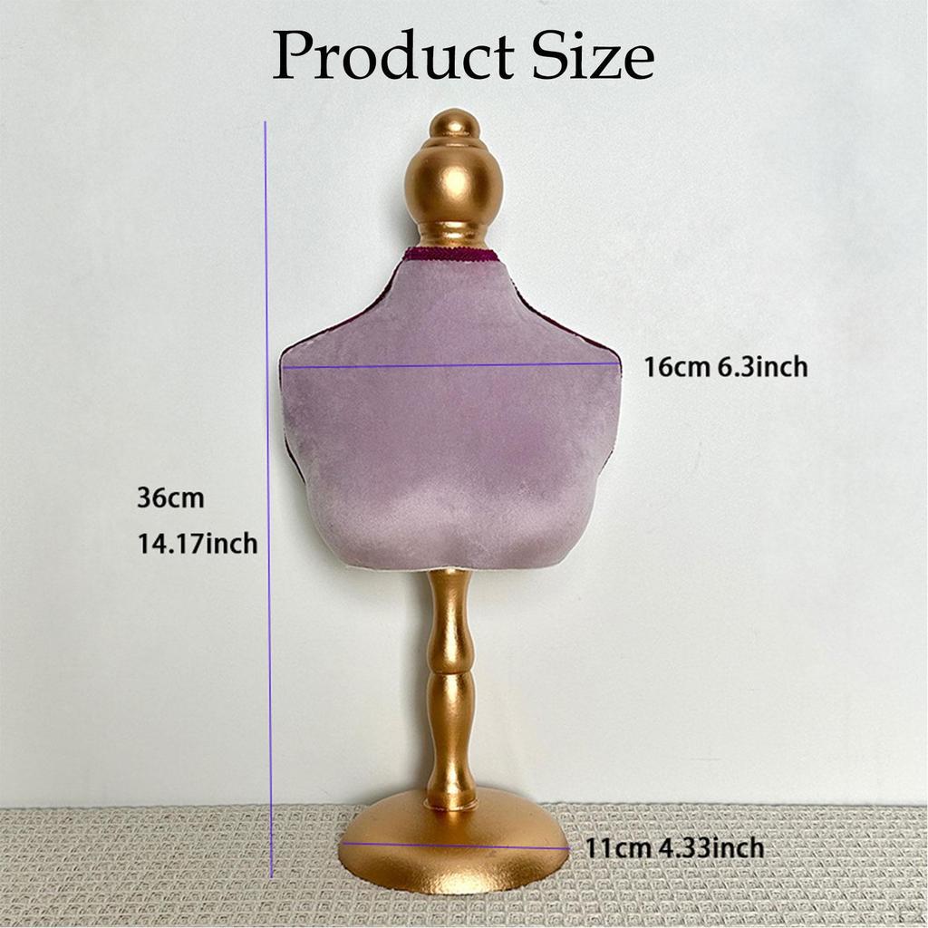 Büsten Halsketten Präsentationsständer Ketten Schmuckhalter Organizer Elegant für Schaufenster