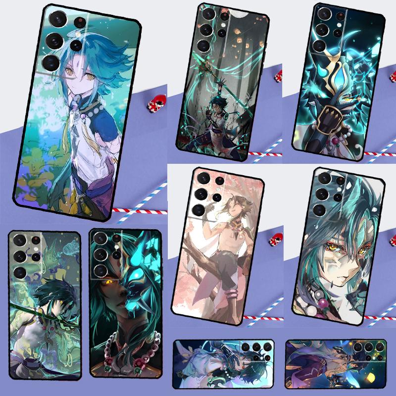 Xiao Genshin Impact Phone Case For Samsung Galaxy S25 Ultra S9 S10 S20 S21 S22 S23 Ultra Plus S24 FE Back Cover