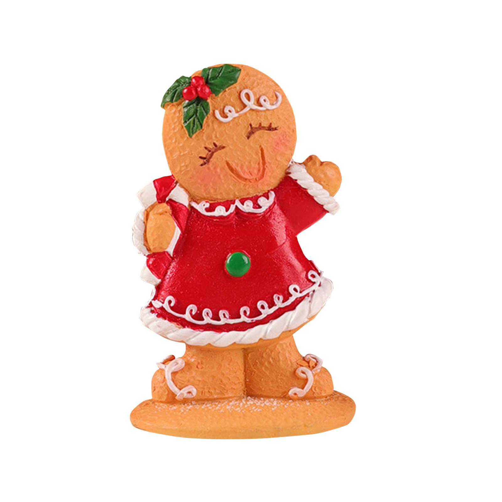 

Christmas Cartoon Resin Ornaments, Holiday Decorations, Atmosphere, Decoration Props One Size