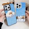 Cat Cute Kitten Cartoon Soft Phone Case for iPhone 15 16 17 Pro Max 17Air 16E 14 Plus 13 12 Mini Shockproof Cover Back Shell
