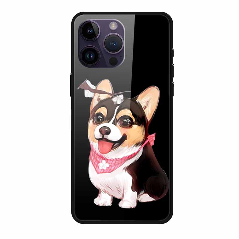 Tempered Glass Case For iphone 15 Pro Max Case Soft TPU Bumper Hard Glass Back Cover For iphone 16 Pro Max Phone Case 16Pro Max