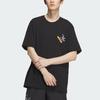 Adidas Originals Trefoil Tfl M1 Graphic Tee Cartoon Print Sports Short Sleeve T-Shirt Men Tops Black IN1044