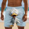 Men's Animal Print Casual Shorts Fashion Versatile Beach Pants Breathable Shorts Men’s