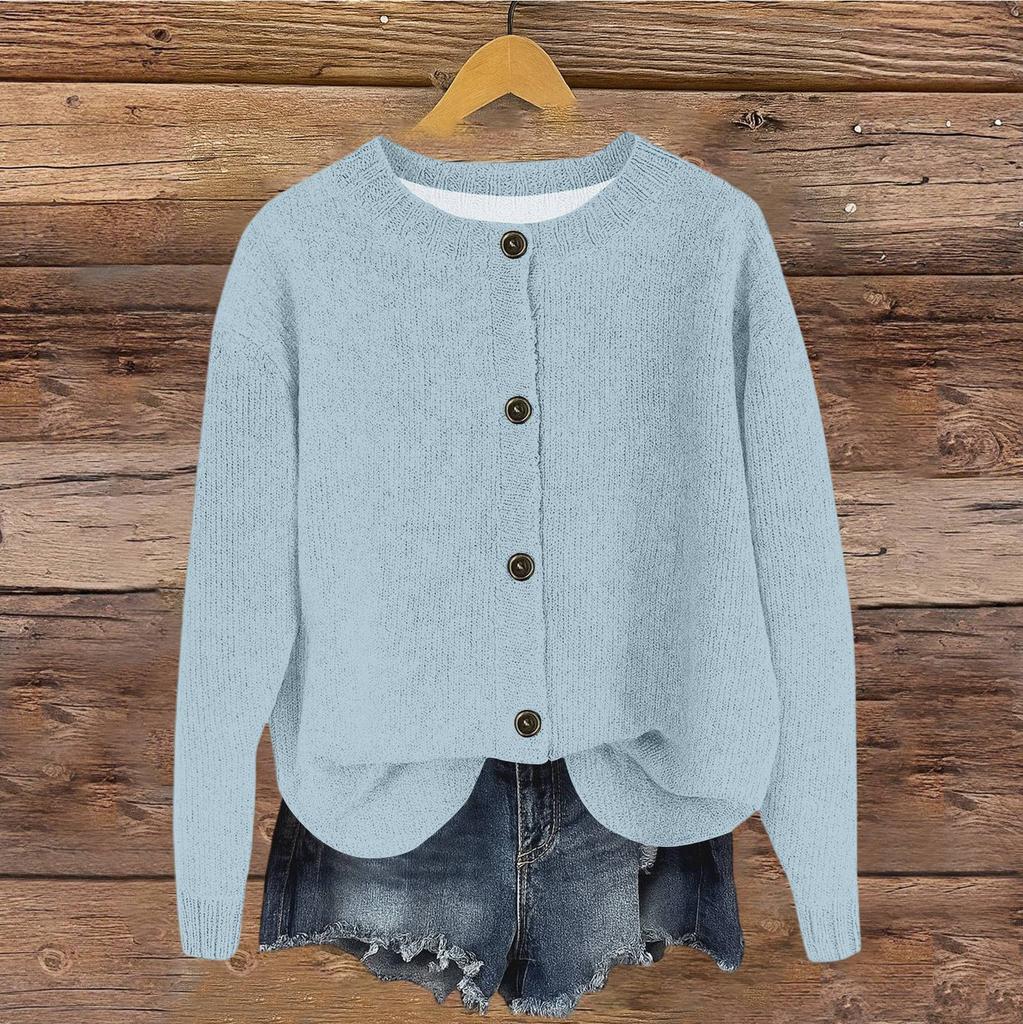 Women's Vintage Knit Button Cardigan Jacket