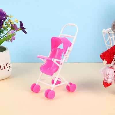 1Pc Doll House Scene Decorations 12Cm Doll Baby Cradle Cart Accessories
