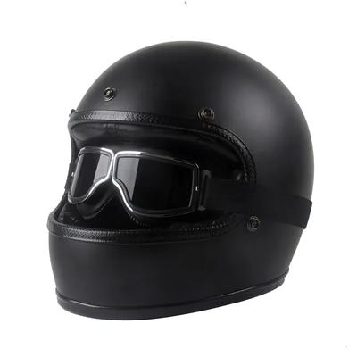 Matte Black Motocross Racing Full Face Motorcycle Helmet Modular Design for Men & Women Fashionable Safety Gear In Sizes S To XL