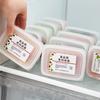 Mini Refrigerator Food Cooler Food Storage Container Stackable Food Saver Box with Lid Square Plastic Single-layer Sealed