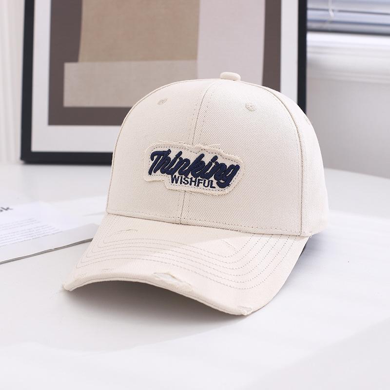 Baseball Cap Spring And Autumn Women'S Hard Top Fashion Men'S Cap Versatile Casual Embroidery Hat Shade Summer
