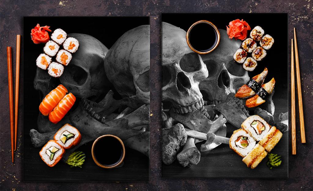 2x GLASS PROTECTIVE PLATE FOR STOVE 40x52 SKULL