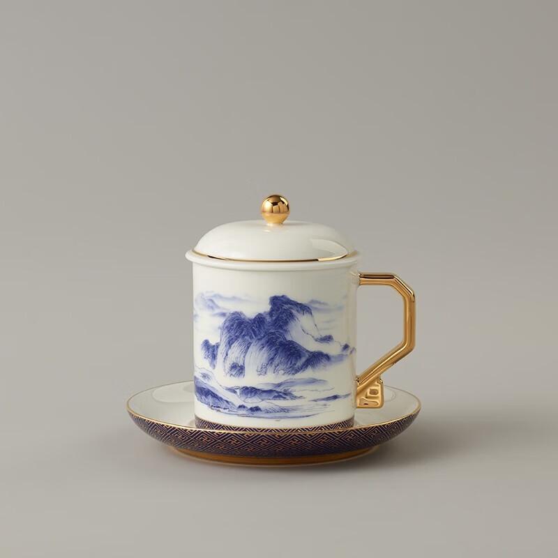 Auratic Mr. Porcelain Qianli Jiangshan Tea Cup Set