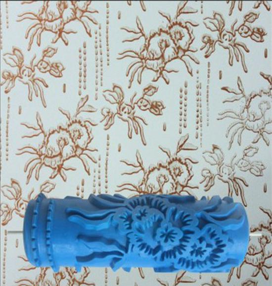 5-Inch Liquid Wallpaper Pattern Roller - DIY Stippling & Wall Painting Tool
