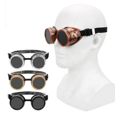 Retro Sun Glasses Windproof Steampunk Glasses Welding Punk Gothic Sunglasses Fashion Eyewears Protective Gears Adjustable