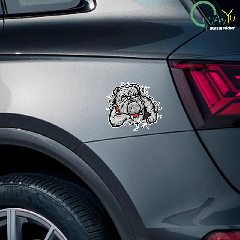 Adesivo per Auto Animale Stereo 3D Gatto Cane Creativo Adesivi per Vetri Auto Decalcomanie Auto Carina Ornamento per Auto