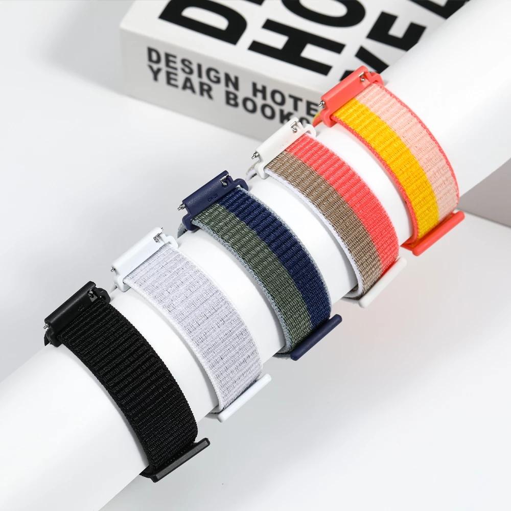 Watch Band for GarminActive 6  5 Vivoactive 6 5 4 3 SmartWatch Woven Nylon Strap Wristband Bracelet Accessories